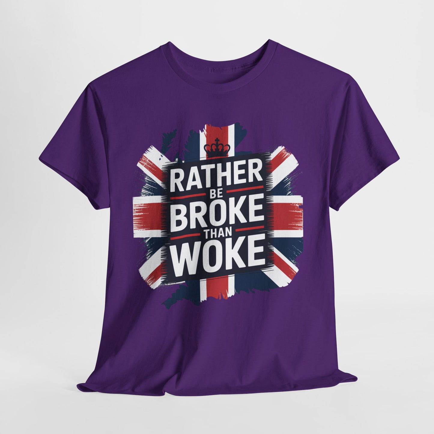 Broke vs. Woke Unisex Heavy Cotton Tee