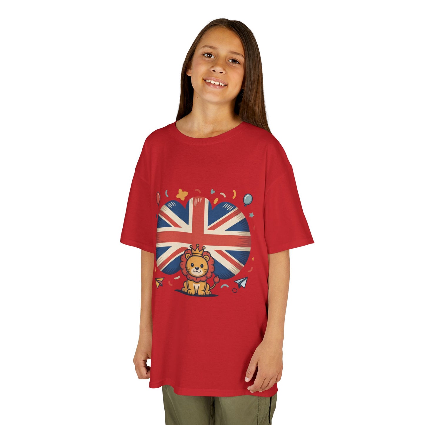 British Lion Kids Tee - Fun Cotton T-Shirt for Young Explorers