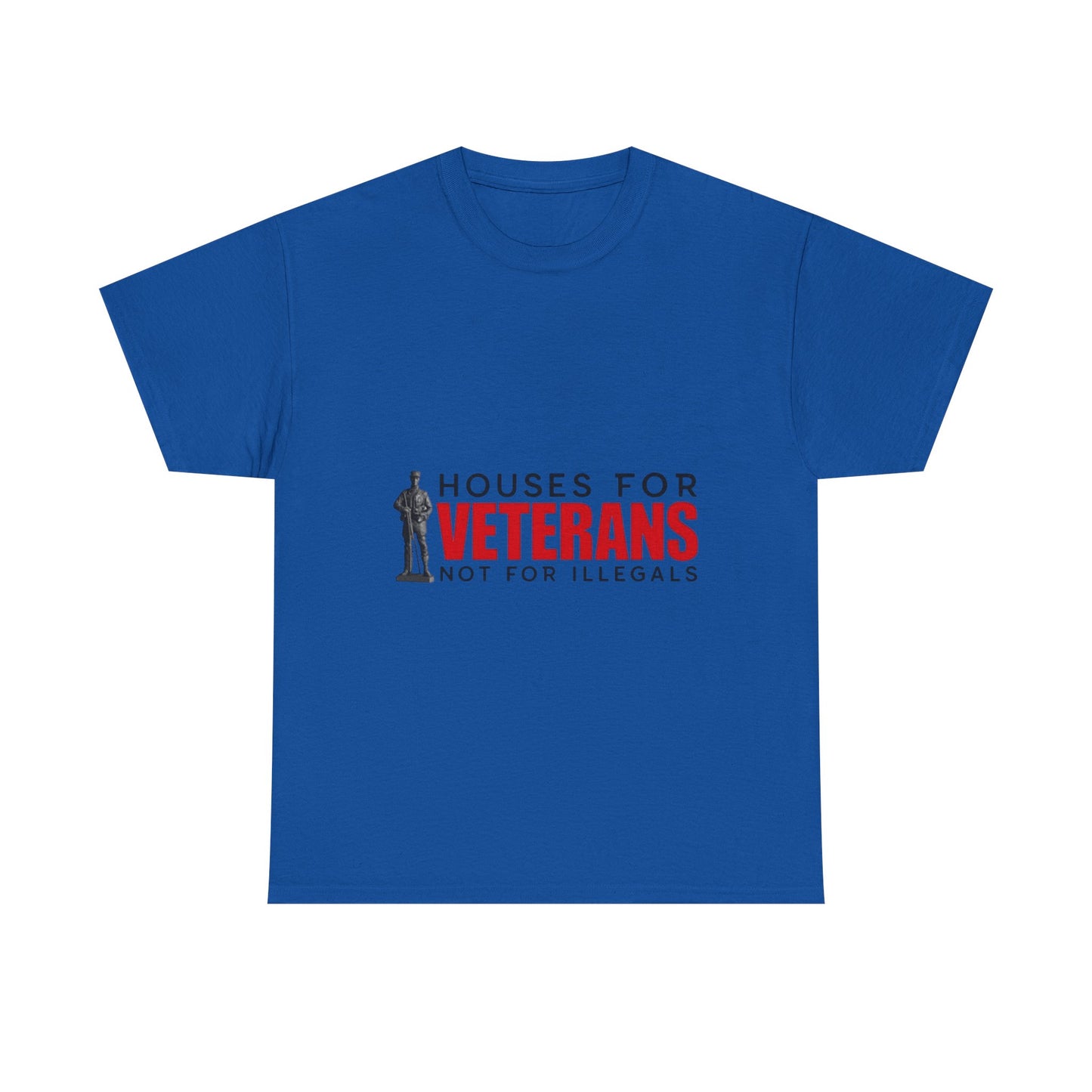 Unisex Heavy Cotton Tee - 'Houses for Veterans' Statement Shirt for Supporters, Patriotic Gifts, Veteran Advocacy Apparel, Everyday [...]
