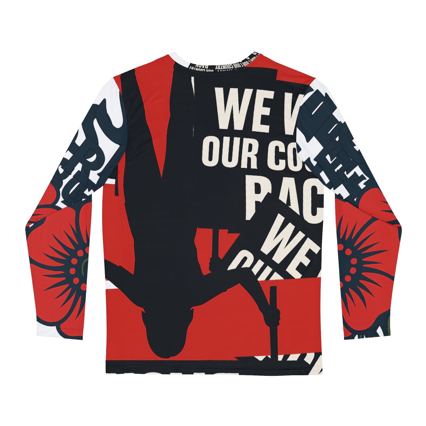 We want our country back collection Men's Long Sleeve Shirt (AOP)