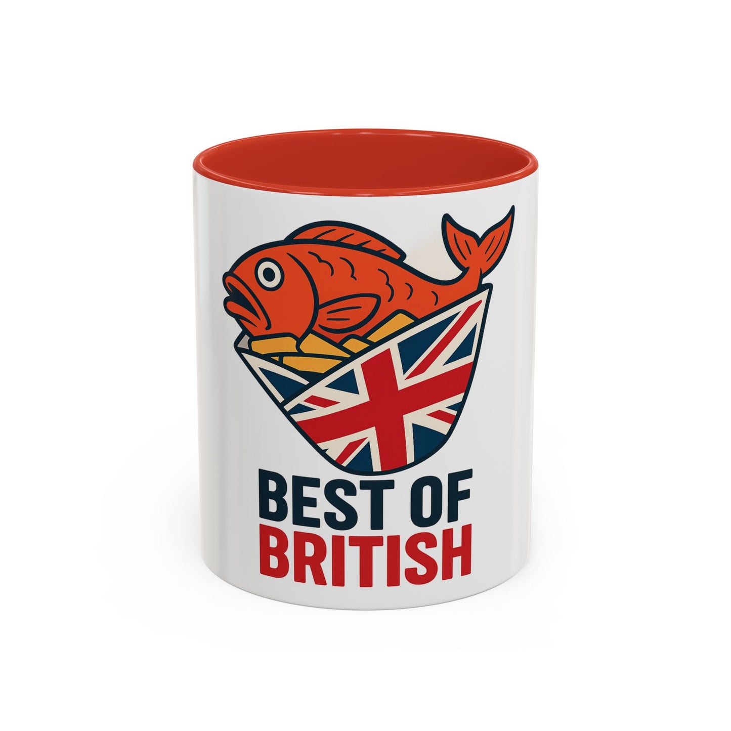 Best of British fish & chips Accent Coffee Mug - Fun Gift for Tea Lovers, Unique Kitchen Decor, Ideal for British Holidays, Collectible Coffee [...]