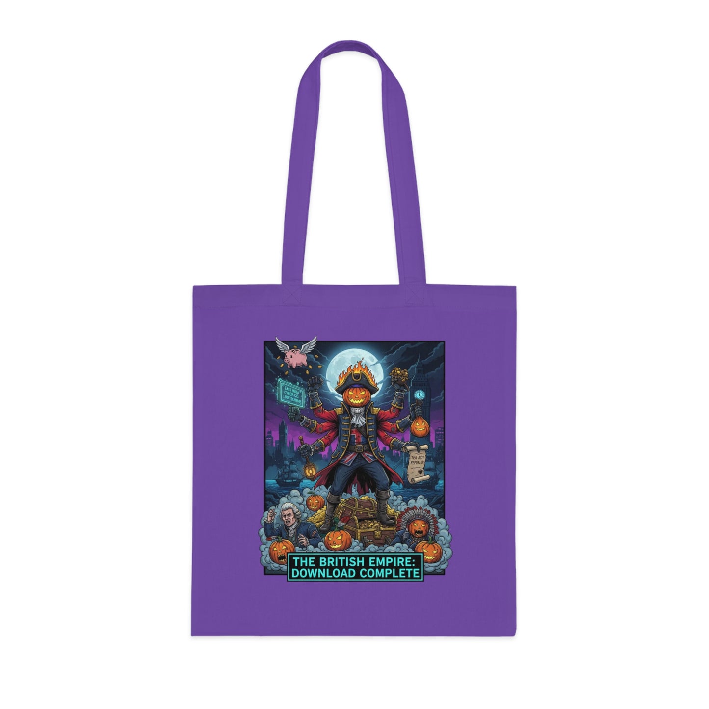 Unique Graphic Cotton Tote Bag - Eco-Friendly Shopping, Art Lover Gift, Market Bag, Beach Tote, Customizable Design