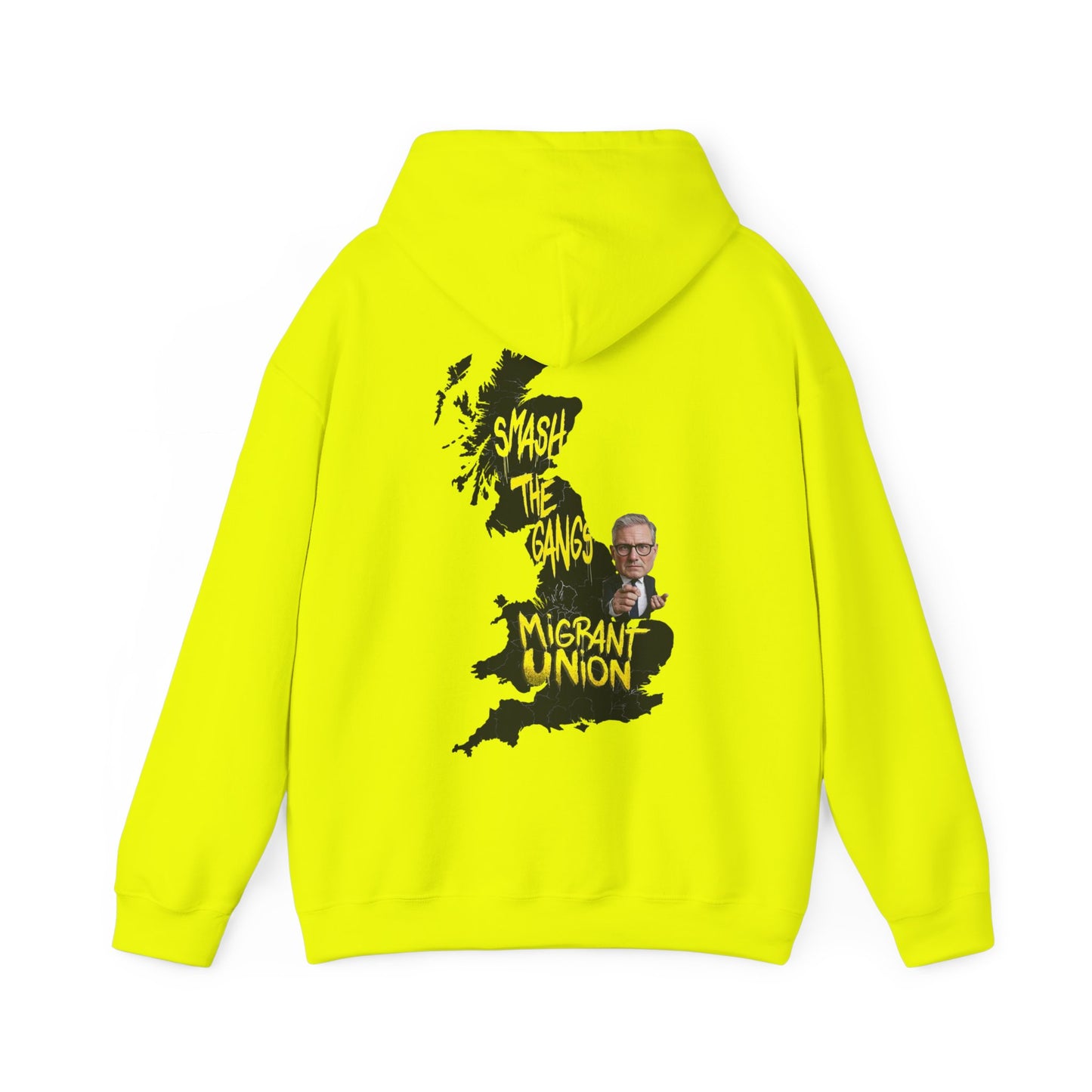 Migrant Union Hooded Sweatshirt, Unisex Sweatshirt, Cozy Layer, Activism Apparel, Streetwear, Gift for Protesters, Conscious Fashion