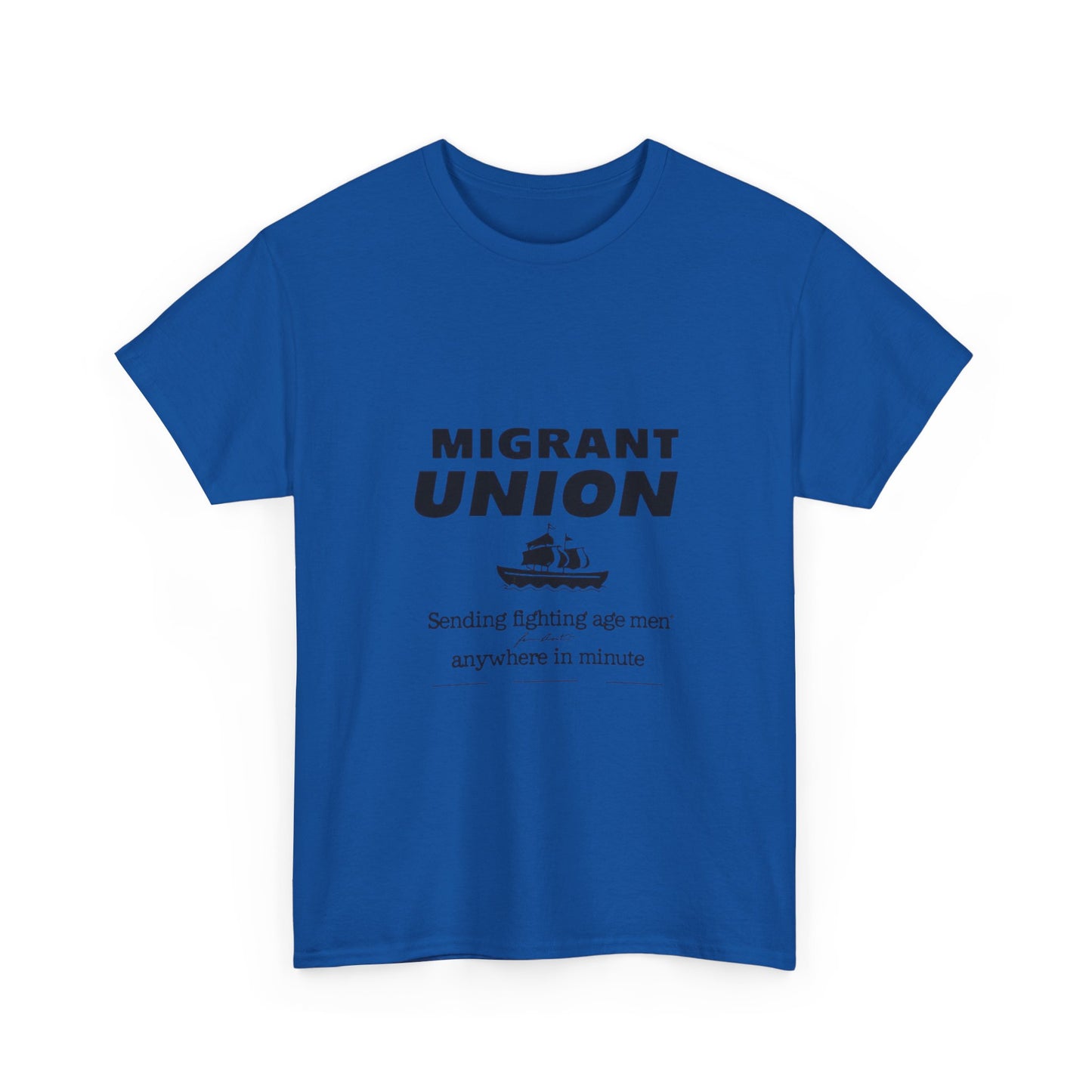 Migrant Union Graphic Tee - Casual Wear, Fundraising Events, Advocacy Apparel, Unisex Streetwear, Everyday Comfort