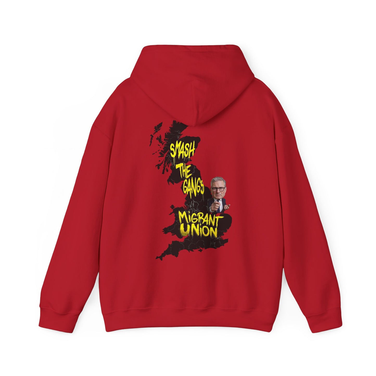 Migrant Union Hooded Sweatshirt, Unisex Sweatshirt, Cozy Layer, Activism Apparel, Streetwear, Gift for Protesters, Conscious Fashion