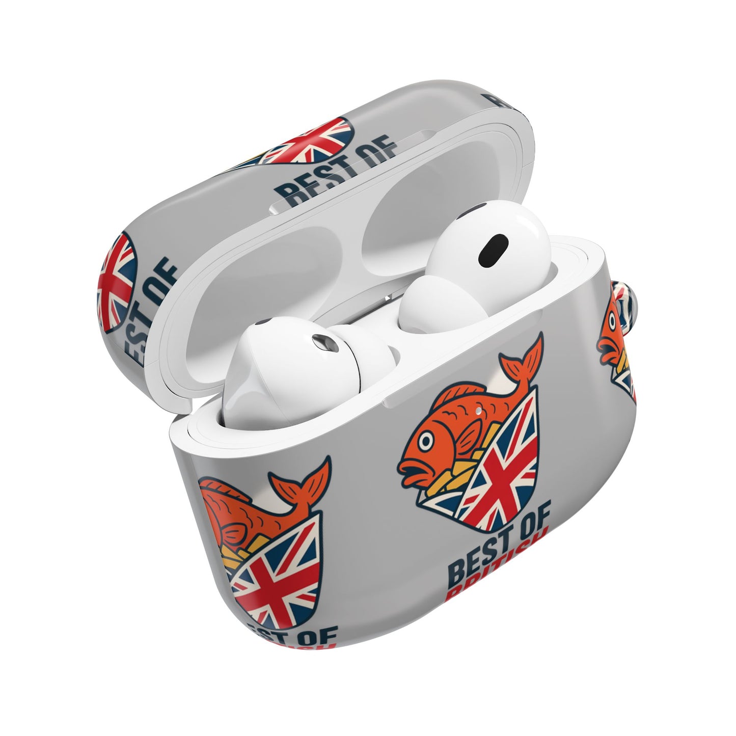 Quirky AirPod Cases with Fish Design | Best of Britain, Fun Accessories, Unique Gift Ideas, Trendy Tech Decor, Cool Gadgets