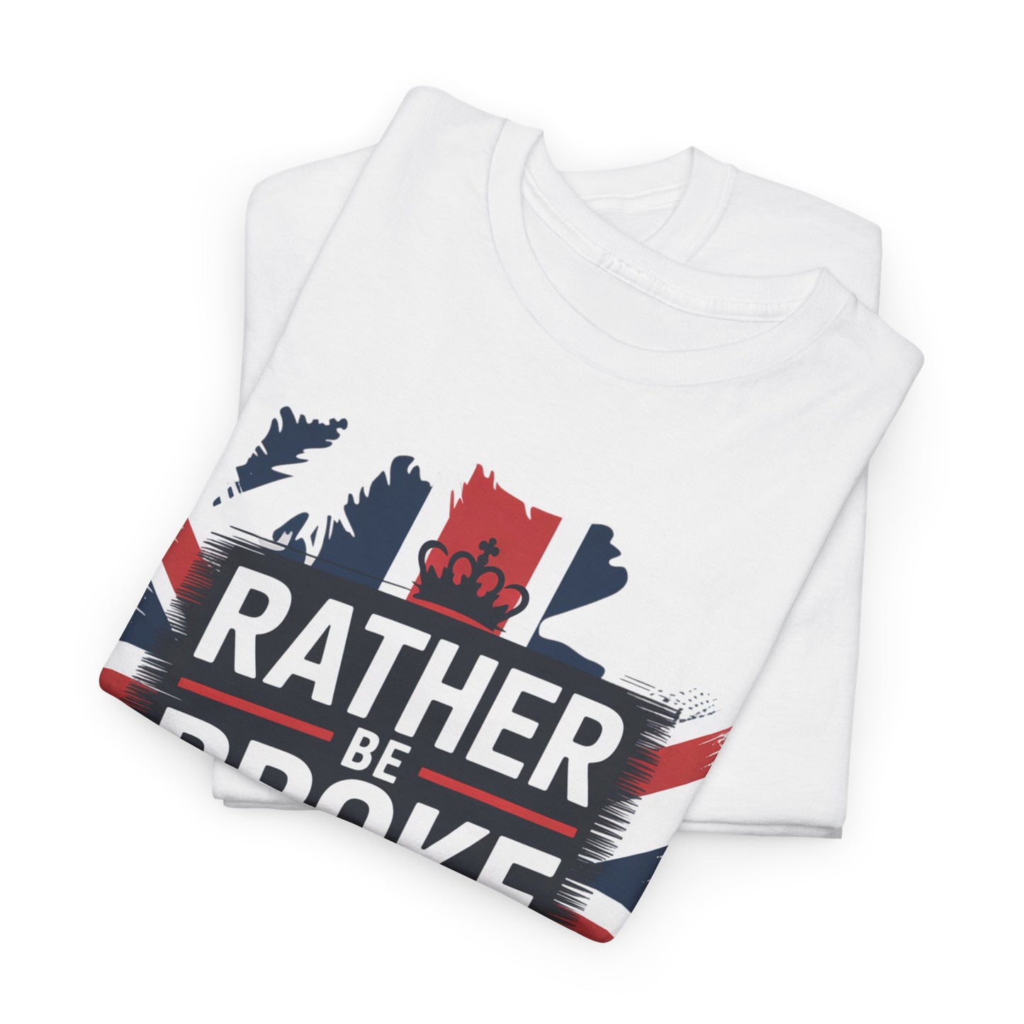 Broke vs. Woke Unisex Heavy Cotton Tee