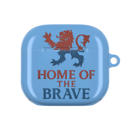 Home of the Brave AirPod Case, Custom AirPod Cover, Unique Gifts for Patriots, Trendy Electronics Accessory, Durable Protection Case
