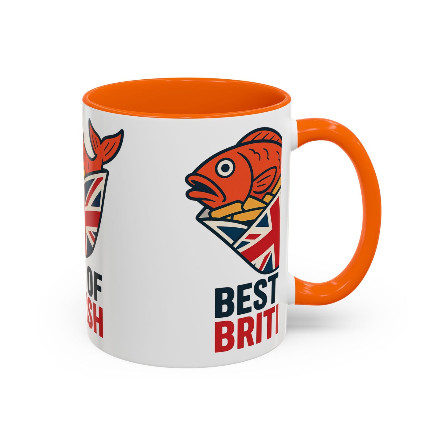 Best of British fish & chips Accent Coffee Mug - Fun Gift for Tea Lovers, Unique Kitchen Decor, Ideal for British Holidays, Collectible Coffee [...]