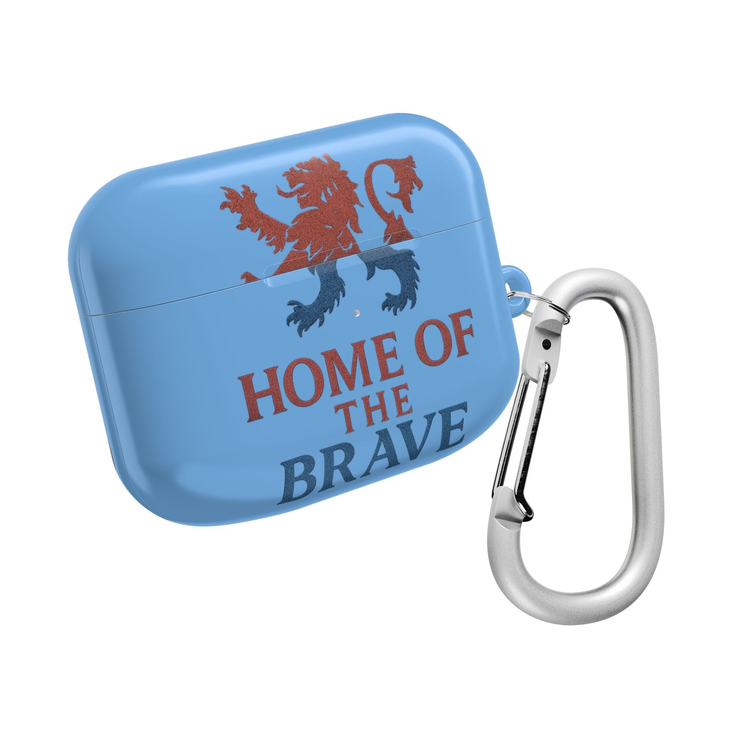 Home of the Brave AirPod Case, Custom AirPod Cover, Unique Gifts for Patriots, Trendy Electronics Accessory, Durable Protection Case