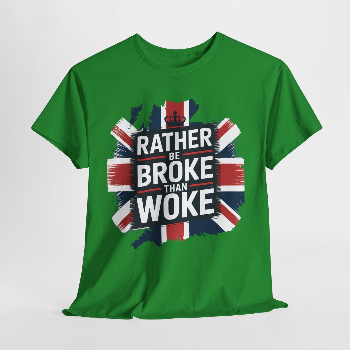 Broke vs. Woke Unisex Heavy Cotton Tee