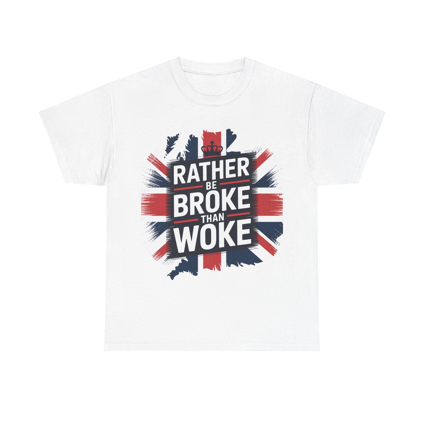 Broke vs. Woke Unisex Heavy Cotton Tee