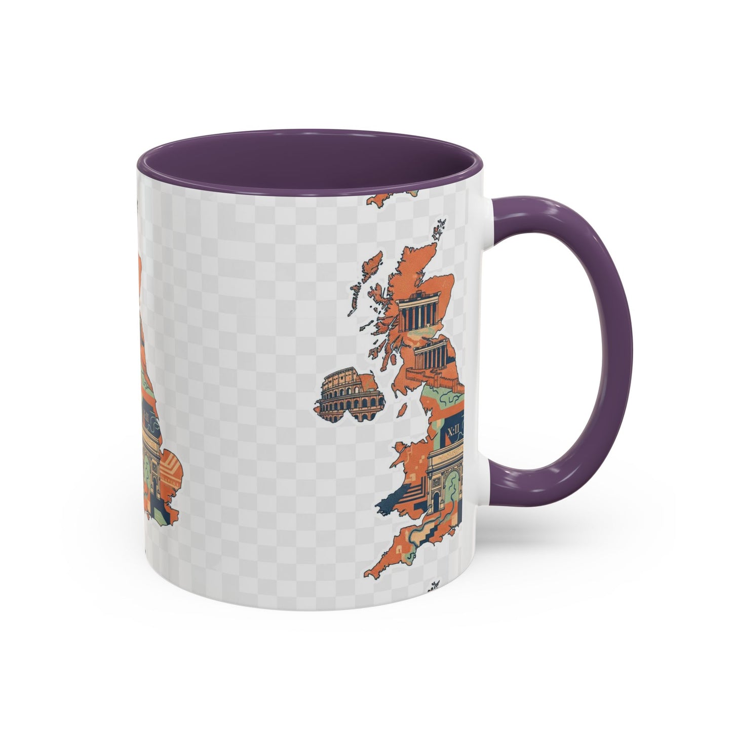 British Landmarks Accent Coffee Mug | Travel Gift, Home Decor, Coffee Lover, Souvenir, Unique Design