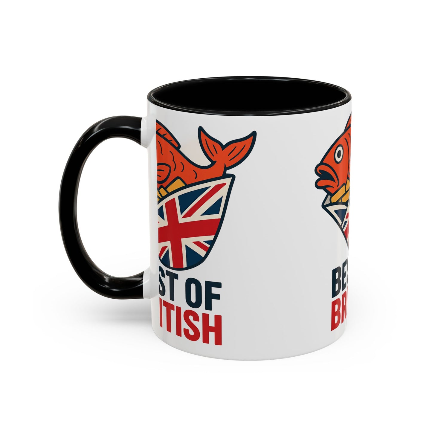 Best of British fish & chips Accent Coffee Mug - Fun Gift for Tea Lovers, Unique Kitchen Decor, Ideal for British Holidays, Collectible Coffee [...]
