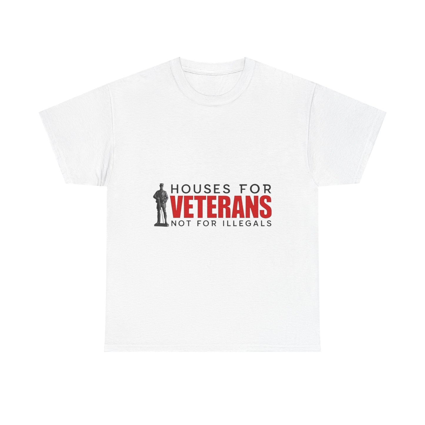 Unisex Heavy Cotton Tee - 'Houses for Veterans' Statement Shirt for Supporters, Patriotic Gifts, Veteran Advocacy Apparel, Everyday [...]