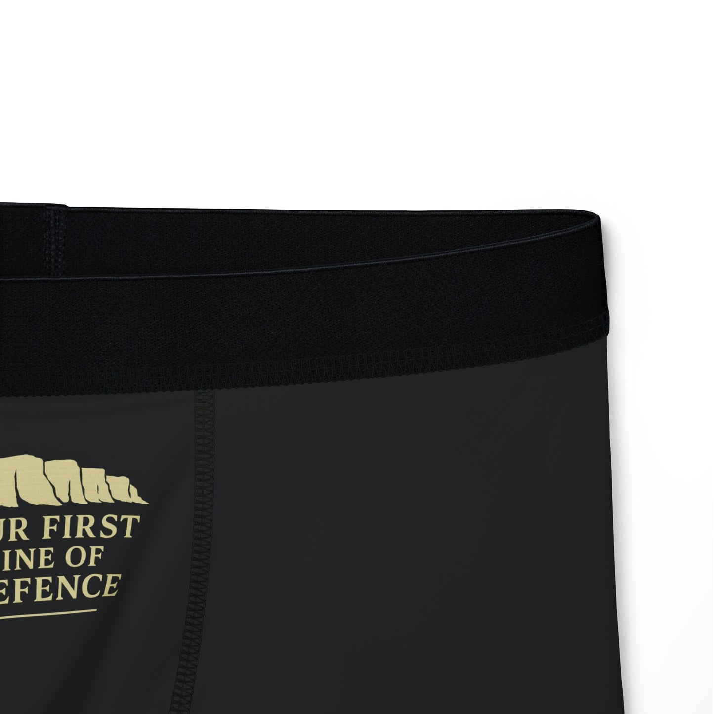 First line of defence stop the boats Men's Boxers (AOP)