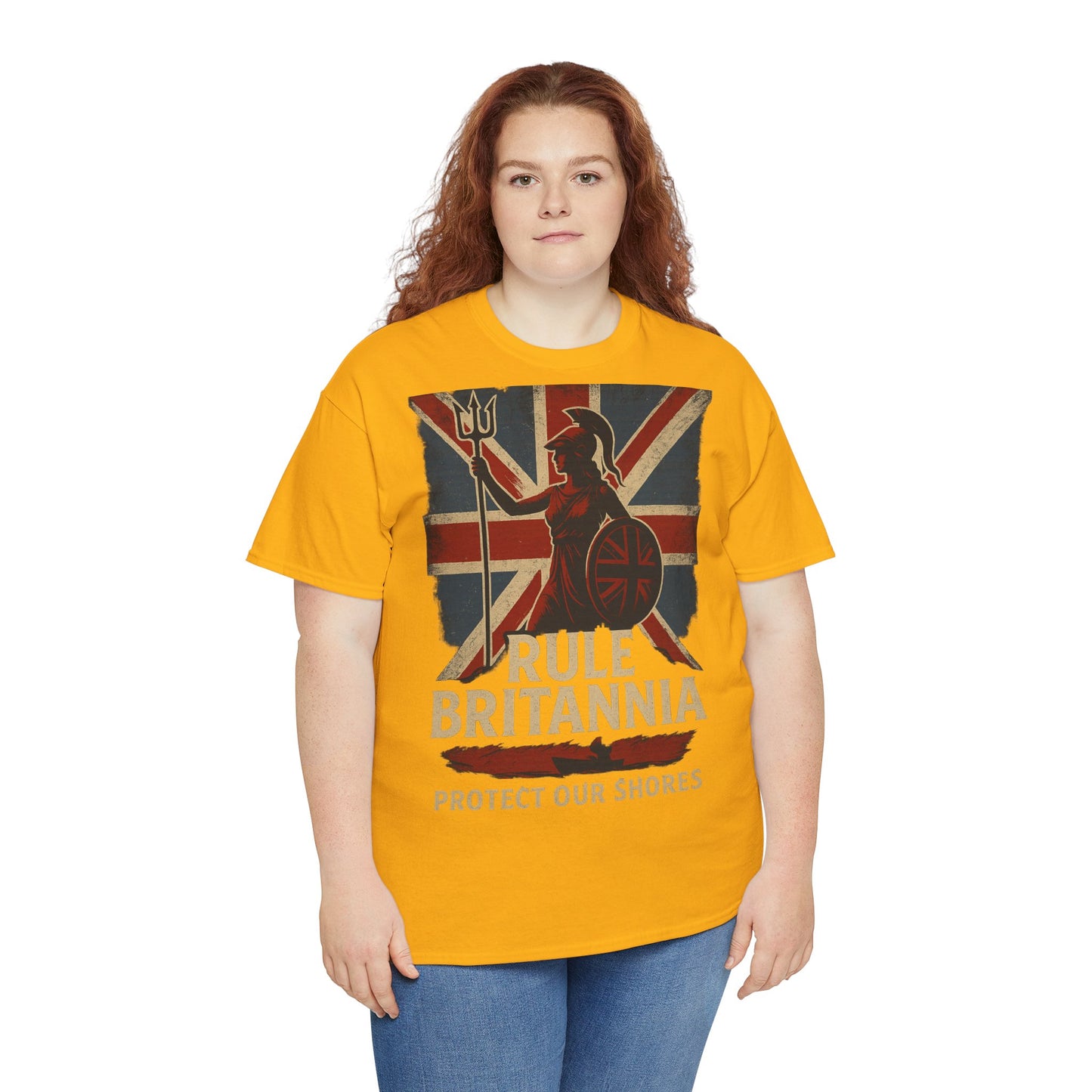 Rule Britannia Tee stop the boat design t shirt patriots