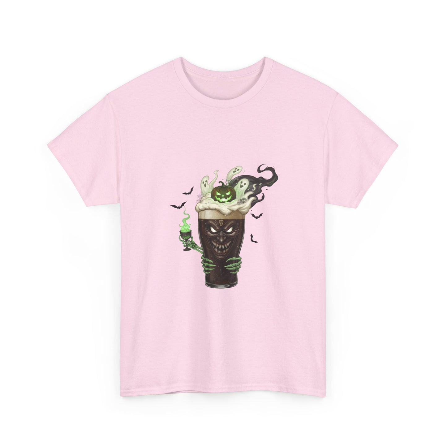 Guiness halloween Artistic Unisex Tee featuring Eco-Themed Design, Perfect for Casual Wear, Gift for Nature Lovers, Eco-Conscious Apparel, Earth Day